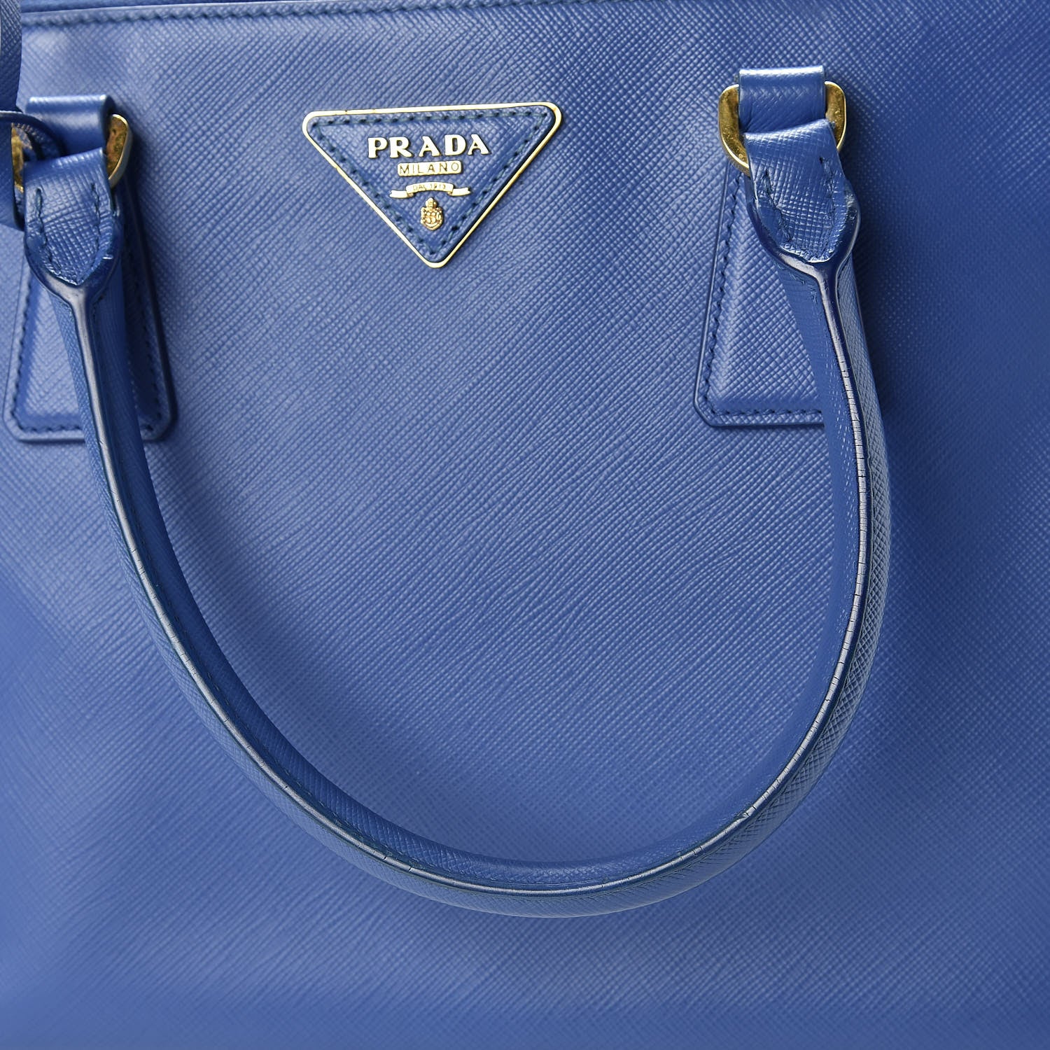 Prada Saffiano Small Galleria Double Zip Tote Bluette 19 of 22