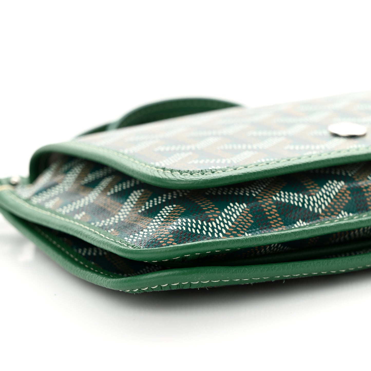 Goyardine Plumet Wallet Clutch Green