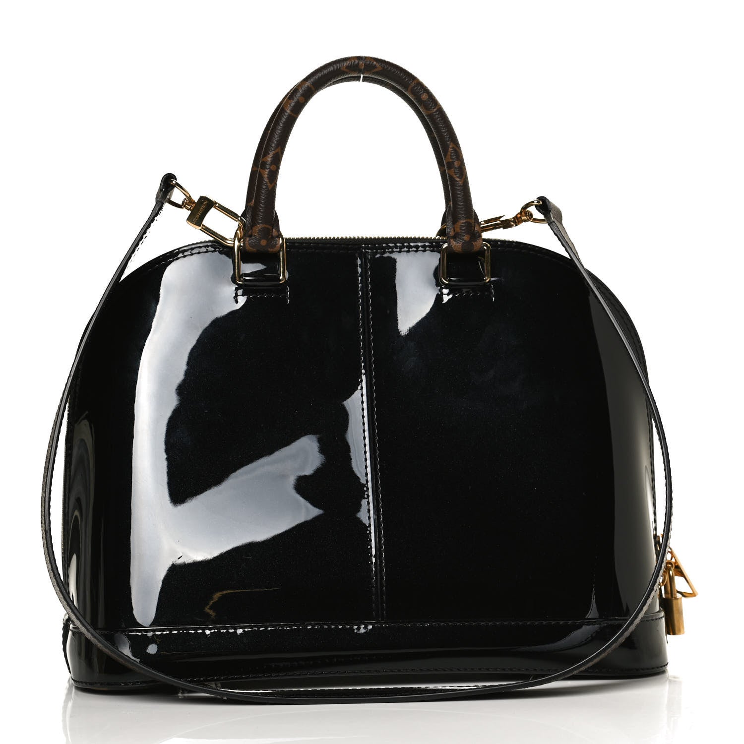 Louis Vuitton Patent Monogram Alma PM Black 3 of 12