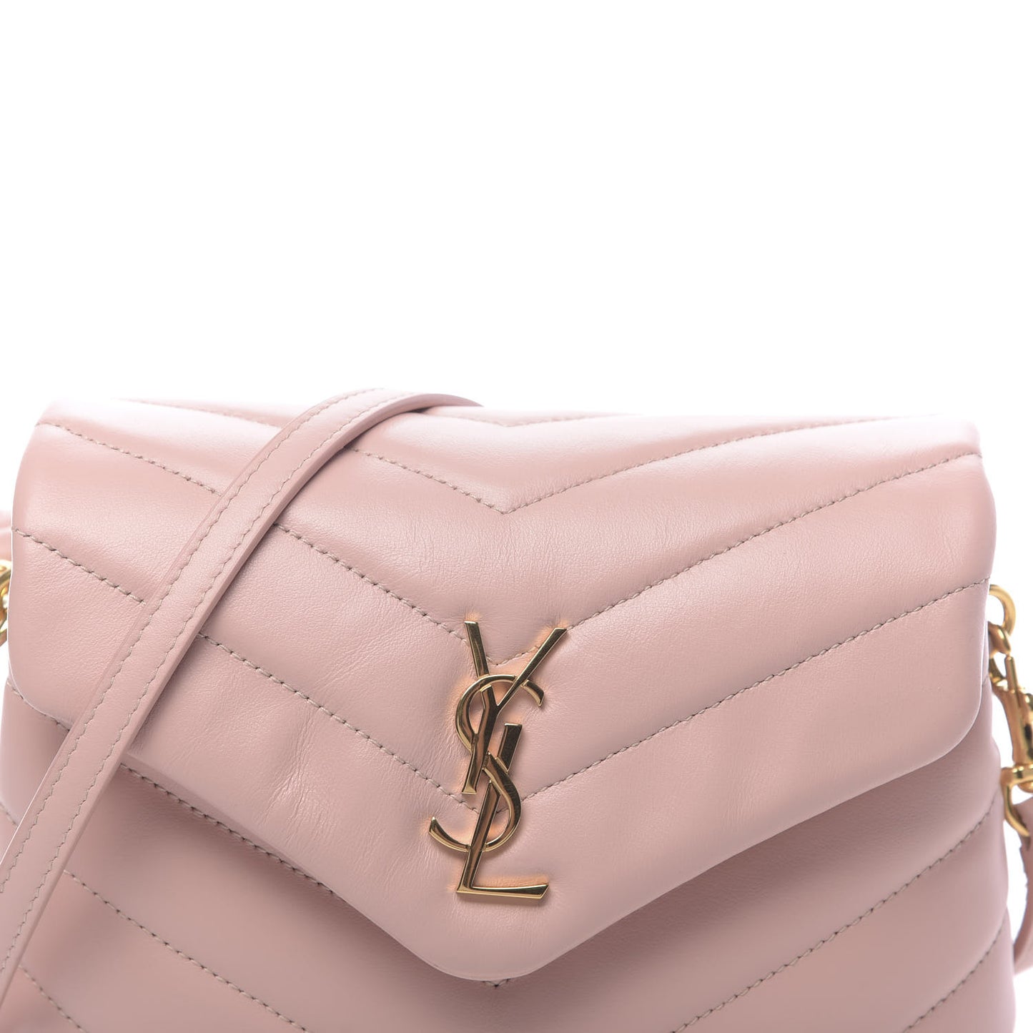 Calfskin Y Quilted Monogram Toy Loulou Crossbody Bag Tender Pink