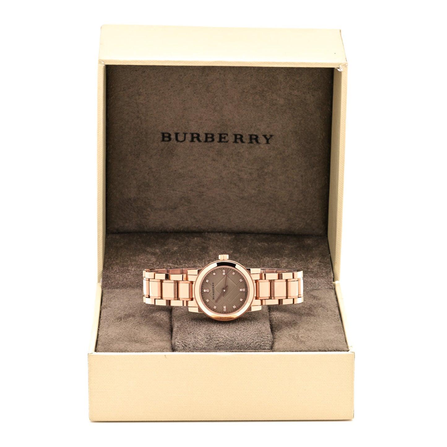 Stainless Steel 26mm Heritage Quartz Watch Rose BU9215