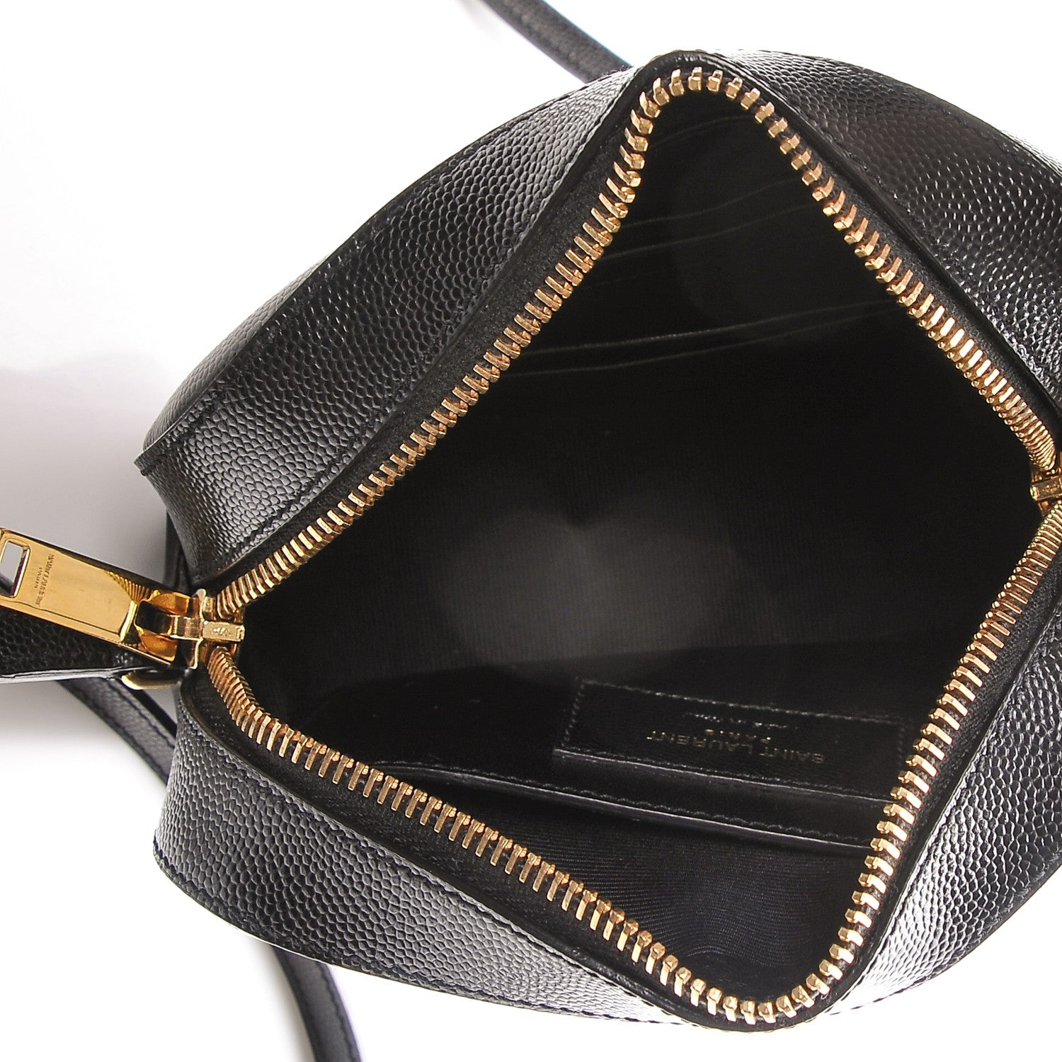 Saint Laurent Grain De Poudre Small Classic Monogram Camera Bag Black 5 of 8