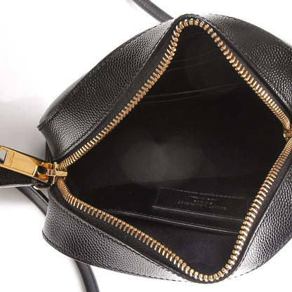 Saint Laurent Grain De Poudre Small Classic Monogram Camera Bag Black 5 of 8