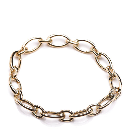 Tiffany 18K Yellow Gold Clasping Oval Link Bracelet 1 of 4