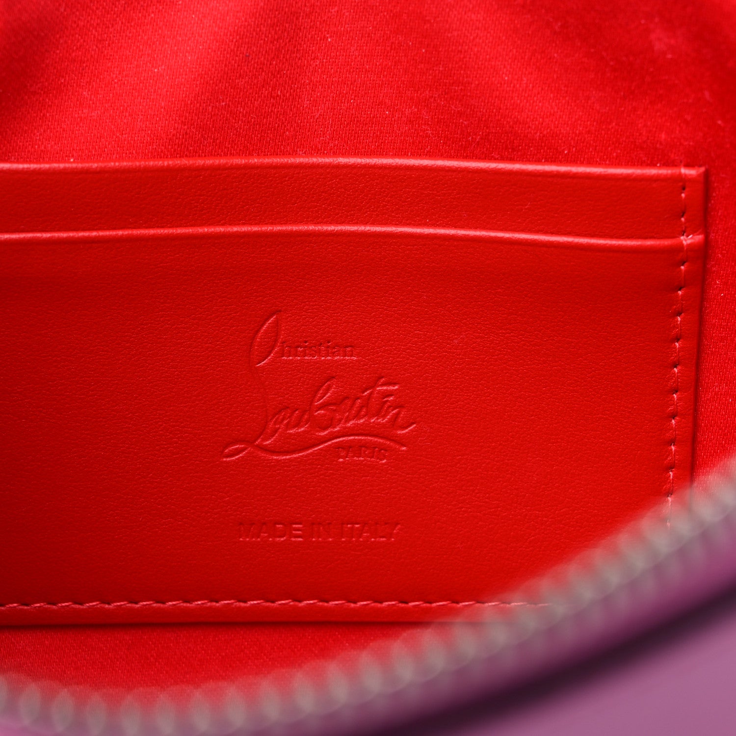 Christian Louboutin Patent Loubila Chain Clutch Gummy 6 of 9