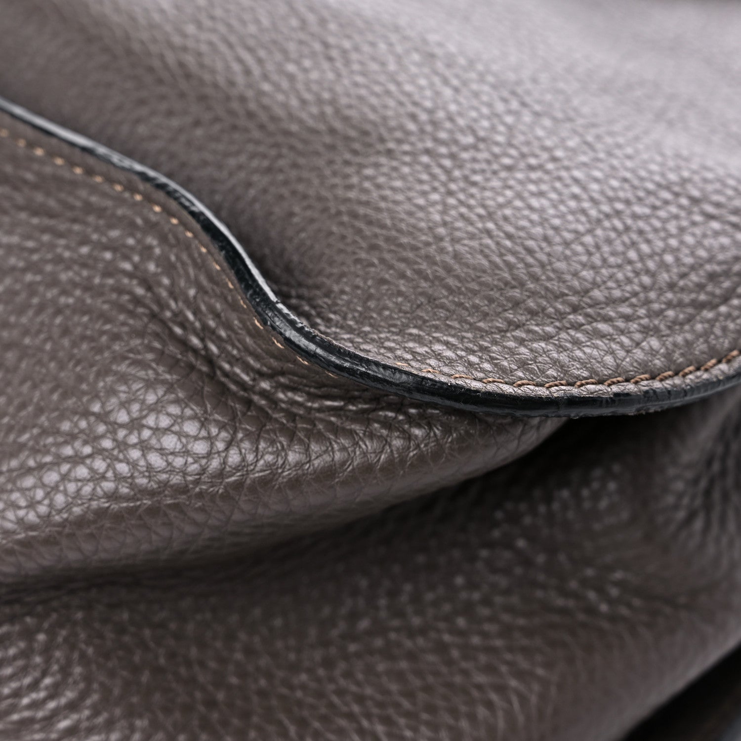 Chloe Calfskin Large Marcie Satchel Truffle 10 of 30