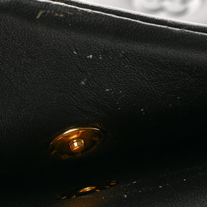 Louis Vuitton Lambskin Embossed Monogram Pochette Coussin Black 11 of 18