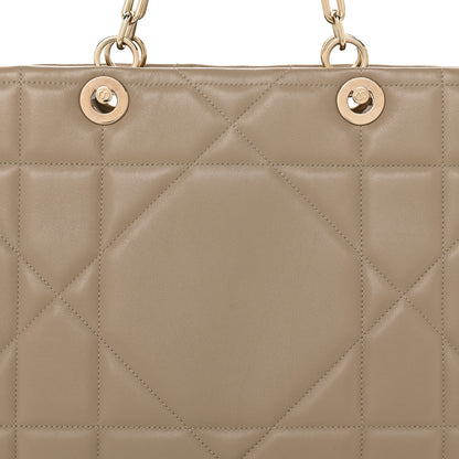 Christian Dior Calfskin Archicannage Medium Essential Tote Beige 8 of 14