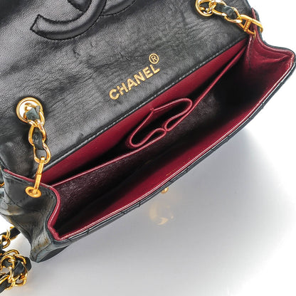 Chanel Lambskin Quilted Mini Flap Black 5 of 14