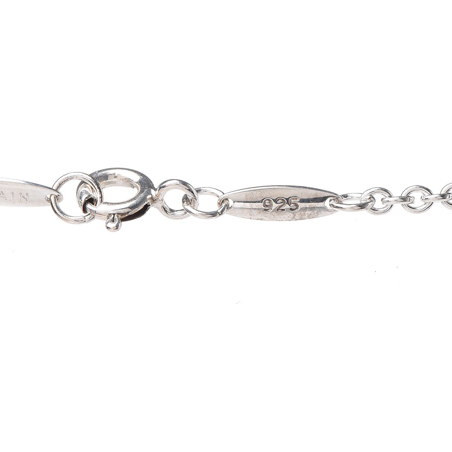 Tiffany Sterling Silver Pink Pearl 9-9.5mm Elsa Peretti Open Heart Lariat Necklace 6 of 8