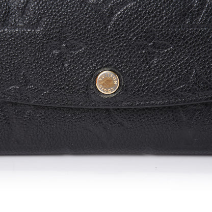 Louis Vuitton Empreinte Emilie Wallet Black Dune 9 of 10