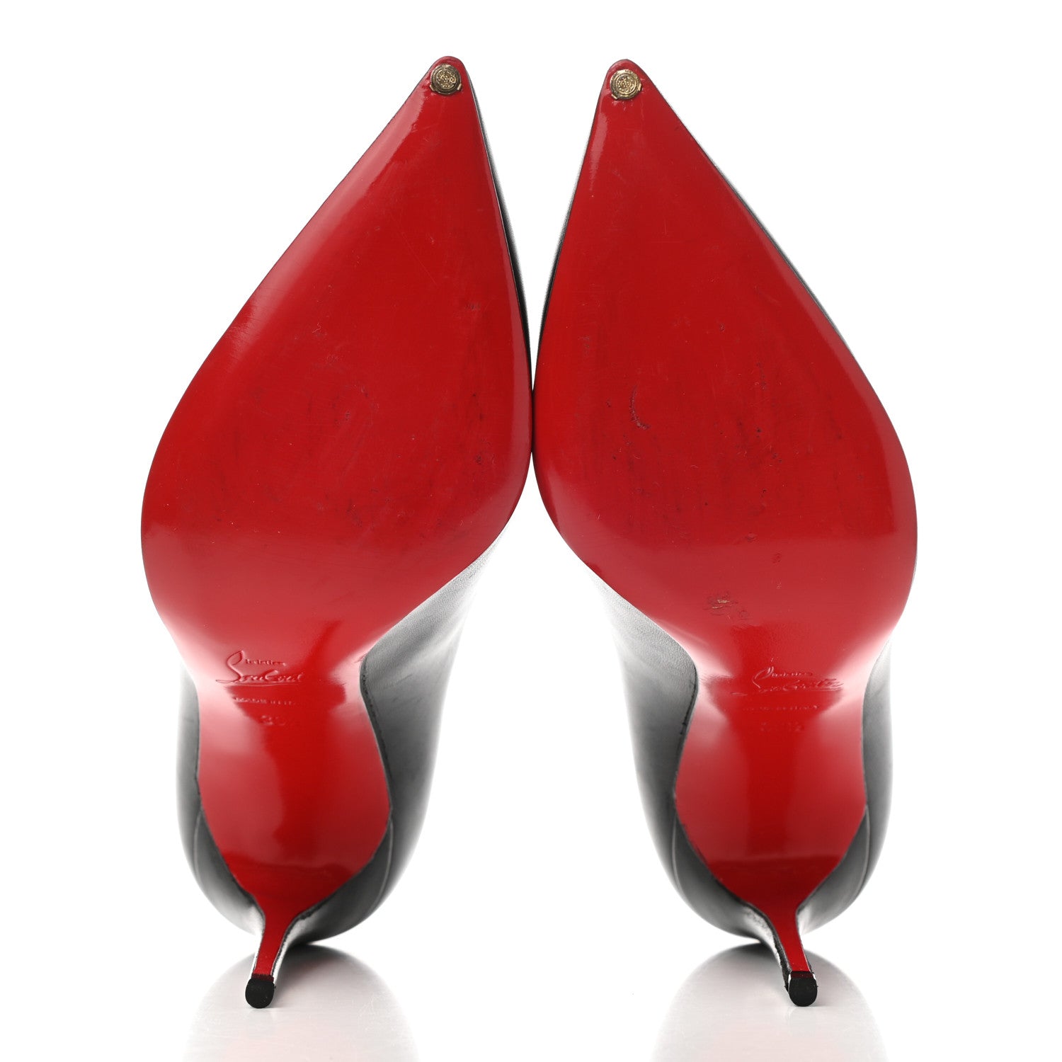 Christian Louboutin Kid Pigalle Follies 100 Pumps 38.5 Black 5 of 10