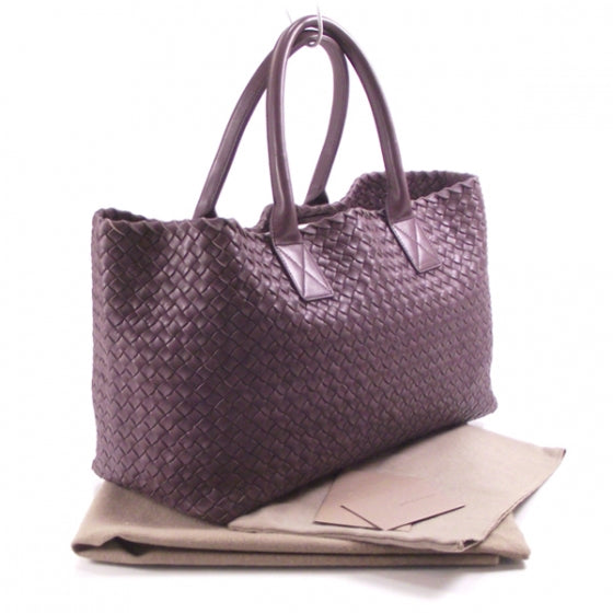 Bottega Veneta Woven Medium Cabat Tote Lilac LTD ED 3 of 9