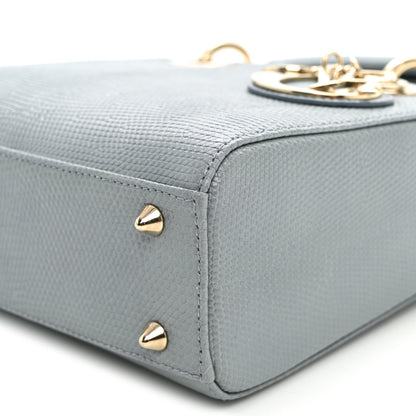Christian Dior Lizard Small Lady Dior Cloud Blue 9 of 9
