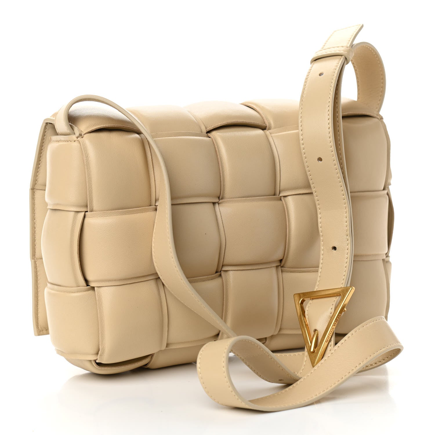 Bottega Veneta Nappa Maxi Intreccio Padded Cassette Crossbody Bag Porridge 4 of 17
