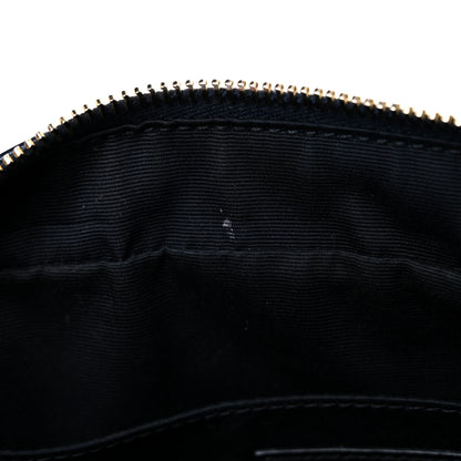 Saint Laurent Calfskin Matelasse Monogram Lou Camera Bag Deep Marine 11 of 12