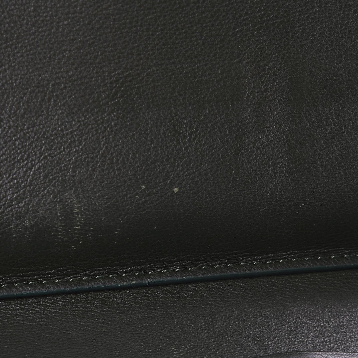 Smooth Calfskin Pocket Tri-Fold Multifunction Envelope Flap Wallet Jade