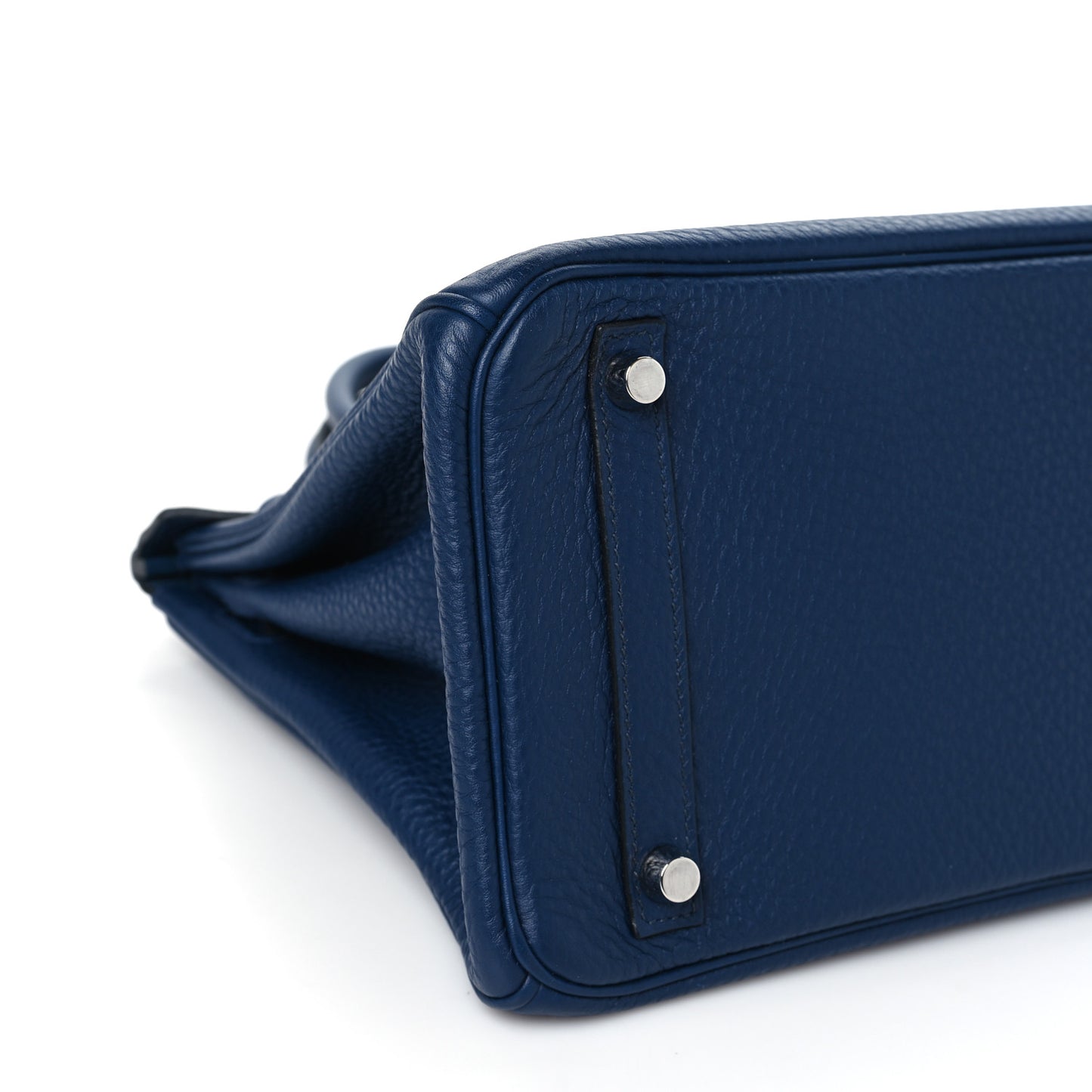 Taurillon Clemence Birkin 30 Bleu De Malte