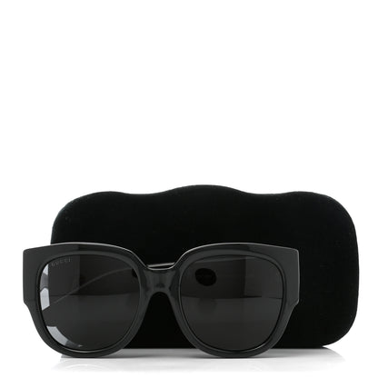 Gucci Acetate Square Frame Sunglasses GG0142SA Black 8 of 8