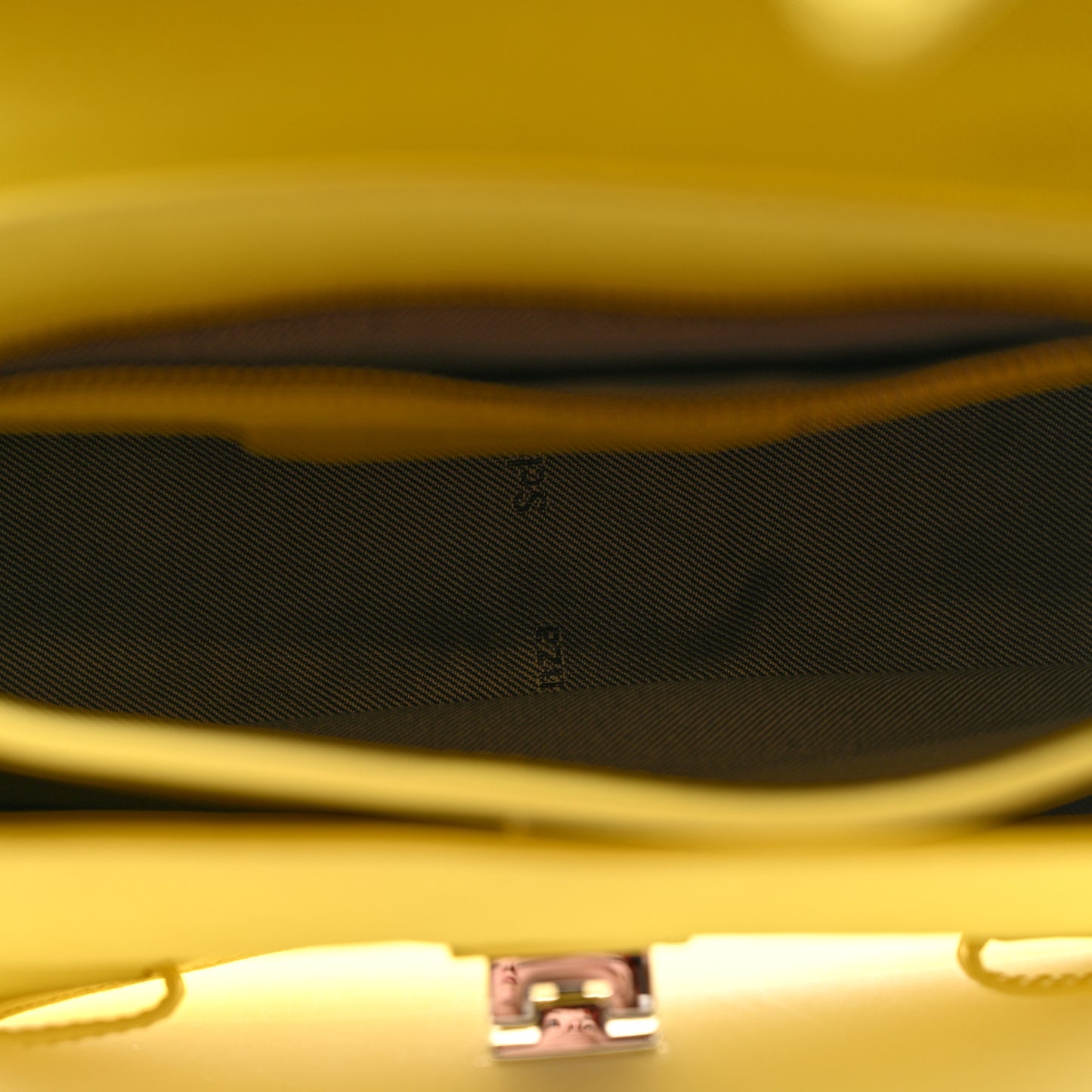 Lambskin Tiny PS1 Canary Yellow