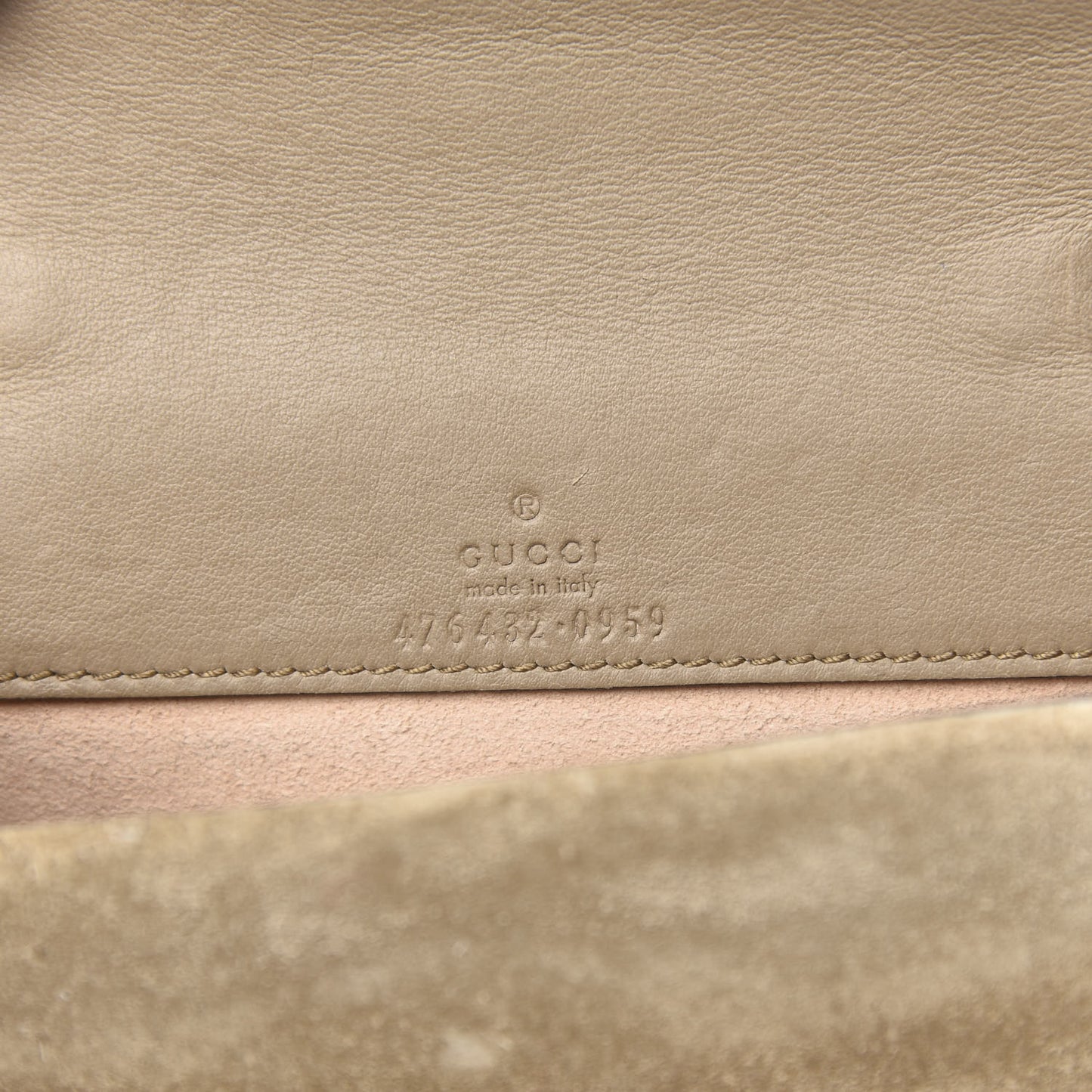 GG Supreme Monogram Super Mini Dionysus Shoulder Bag Taupe