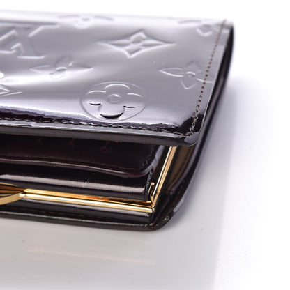Louis Vuitton Vernis French Purse Wallet Amarante 8 of 9