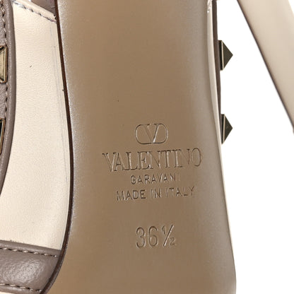 Valentino Garavani Nappa Rockstud Ankle Strap 100mm Pumps 36.5 Light Ivory Poudre 8 of 8