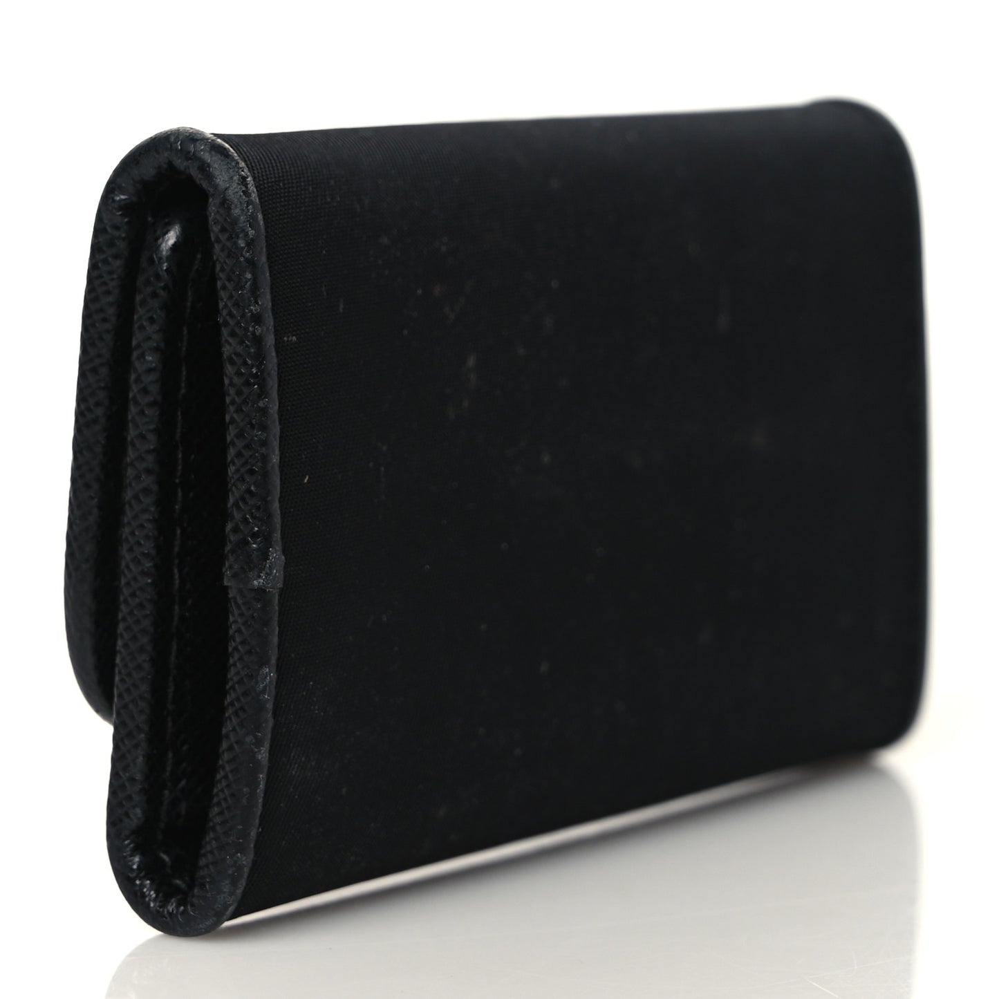 Tessuto Nylon Saffiano 6 Key Holder Black