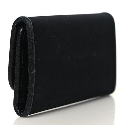 Prada Tessuto Nylon Saffiano 6 Key Holder Black 3 of 10