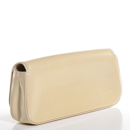 Louis Vuitton Patent Sobe Clutch Blanc Corail 3 of 7