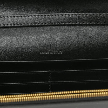 Celine Smooth Calfskin Tassels Wallet On Strap Black 7 of 11