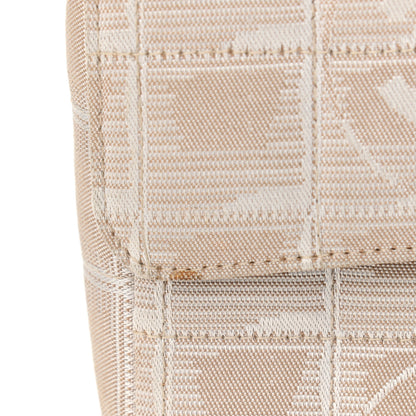 Chanel Nylon Medium Travel Flap Light Beige 11 of 12