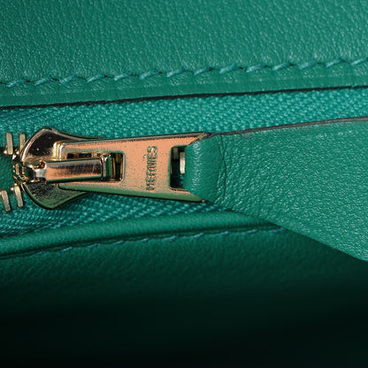 Hermes Swift Birkin 25 Vert Vertigo 18 of 30