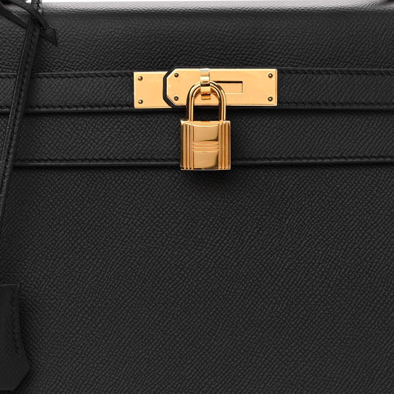 Hermes Epsom Kelly Sellier 32 Black 8 of 10