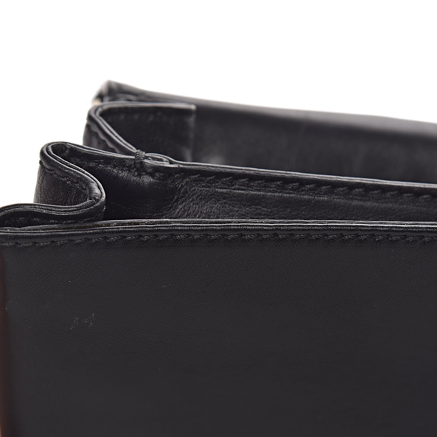 Valentino Garavani Vitello Flap Accordion Shoulder Flap Black 10 of 25