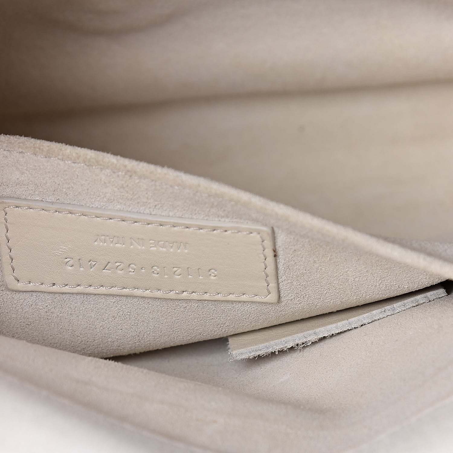 Saint Laurent Calfskin Classic Y Clutch White 8 of 17