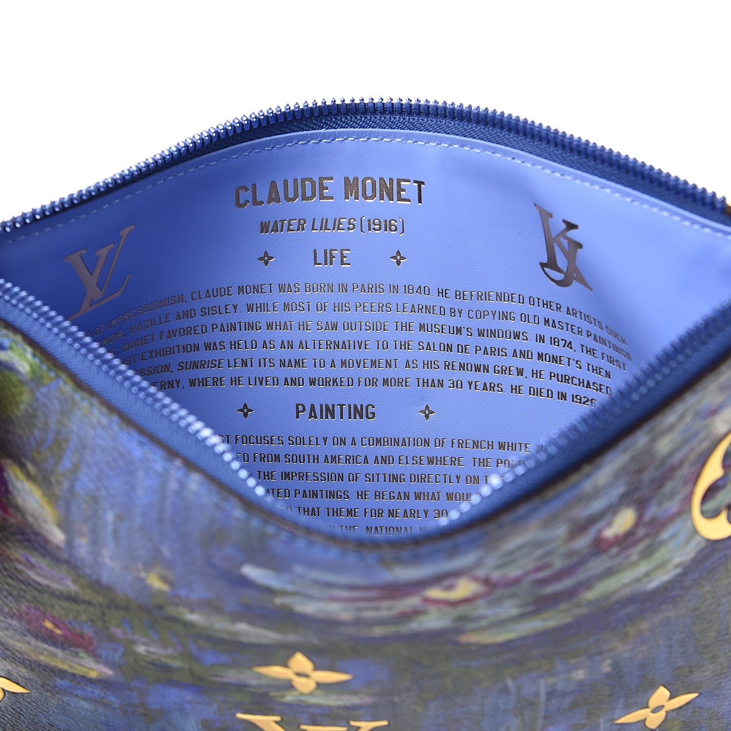 Louis Vuitton Masters Monet Clutch 6 of 7