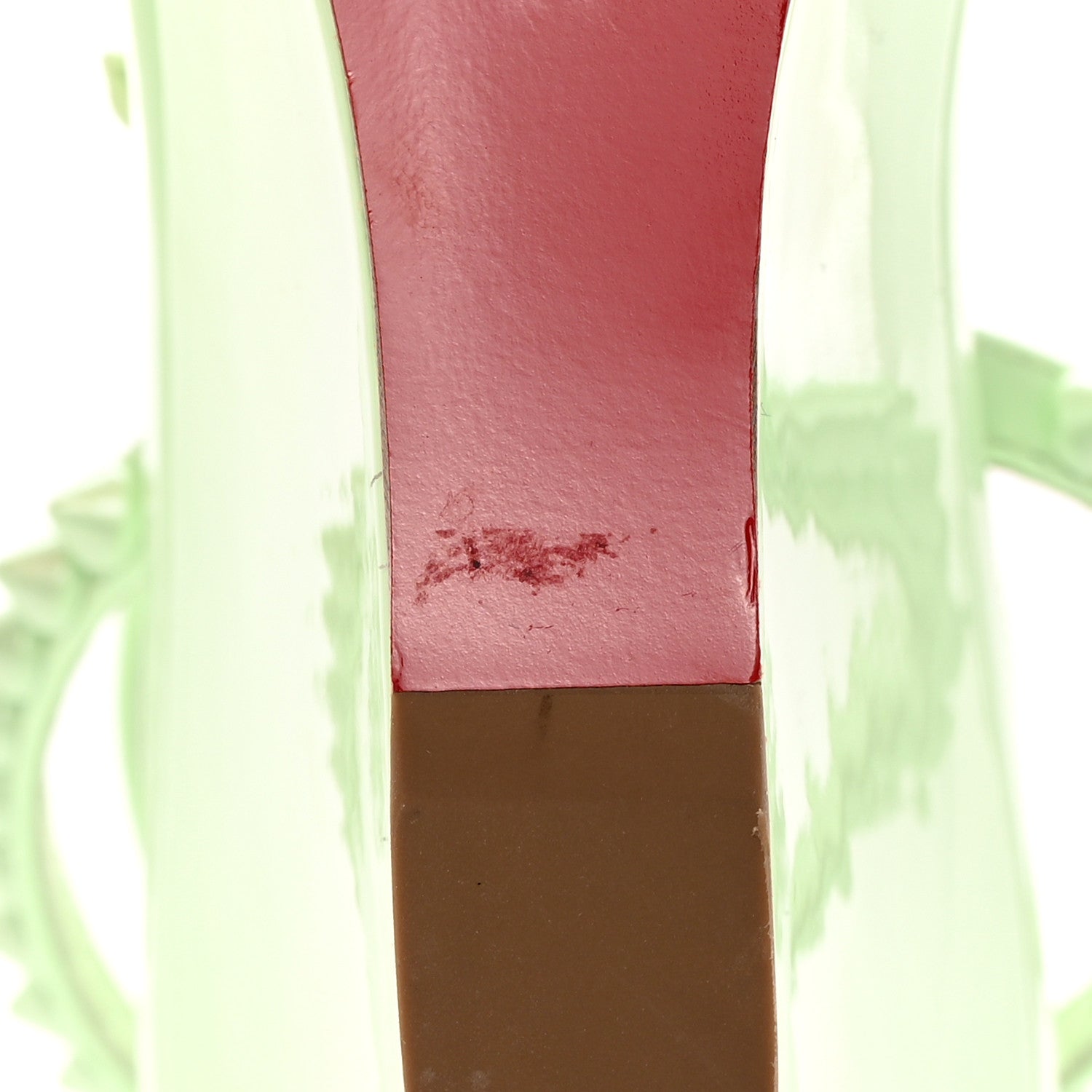 Christian Louboutin Patent Calfskin So Me Spike 85 Wedge Sandals 39 Studio Green 9 of 17