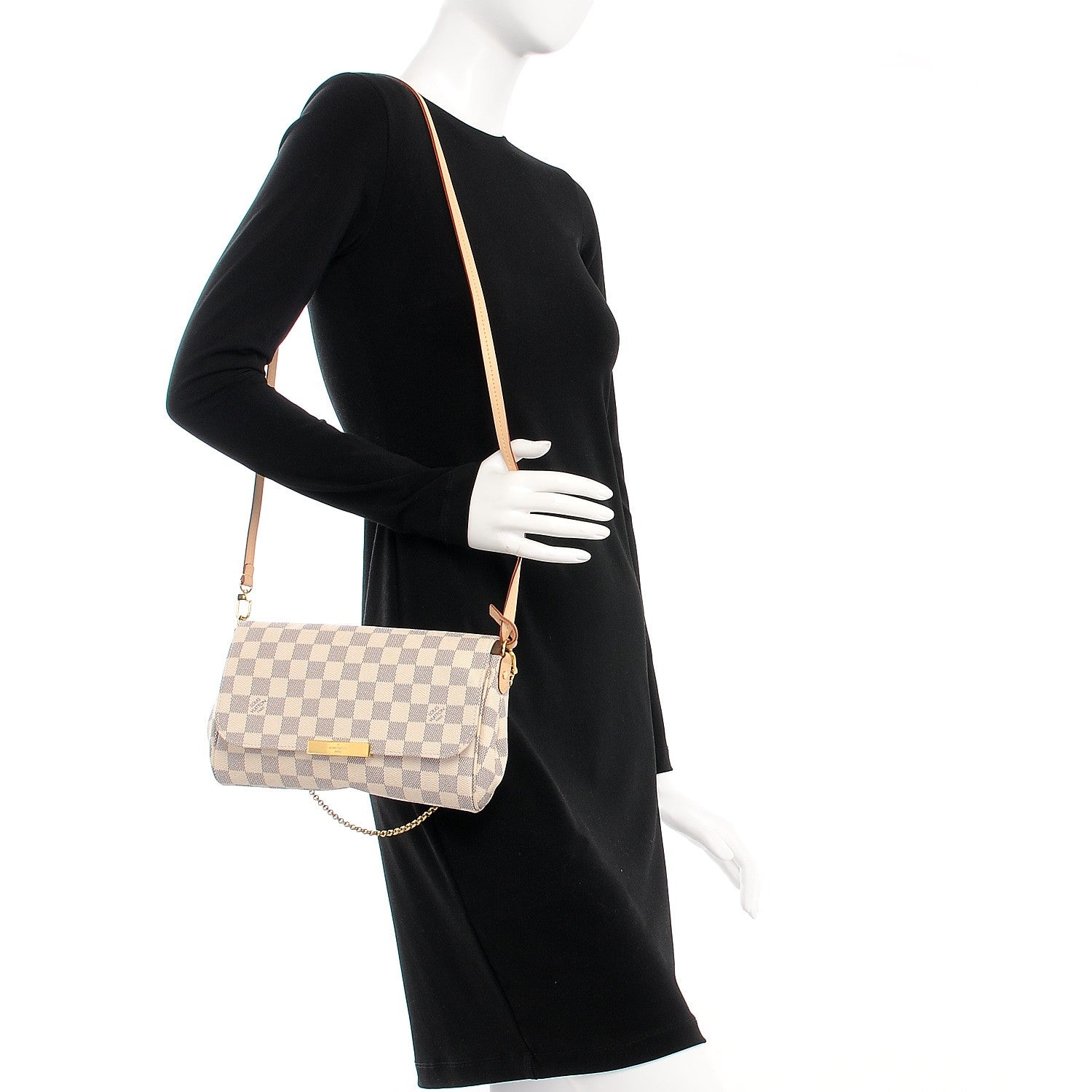 Louis Vuitton Damier Azur Favorite MM 2 of 9