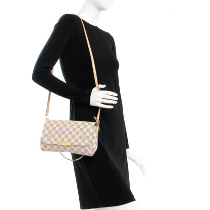 Louis Vuitton Damier Azur Favorite MM 2 of 9