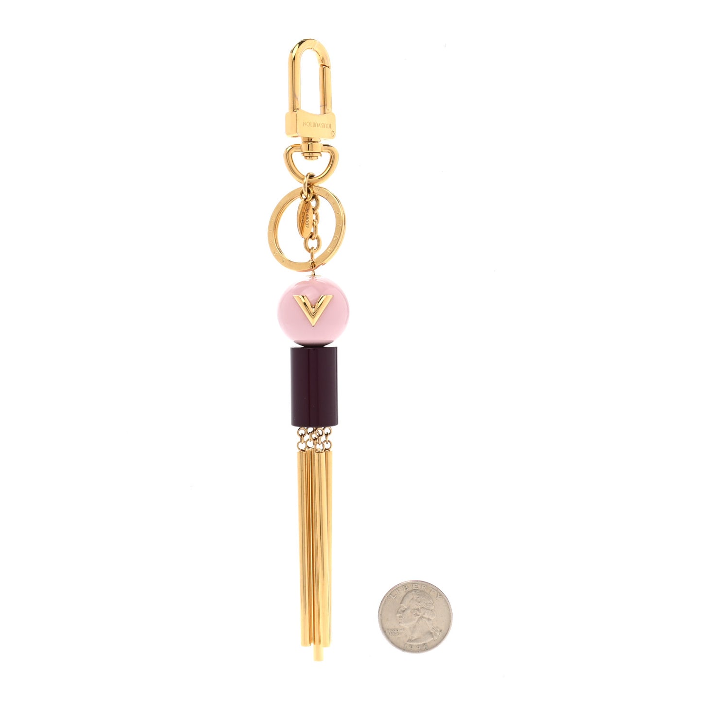 Tassel Bag Charm Pink Purple