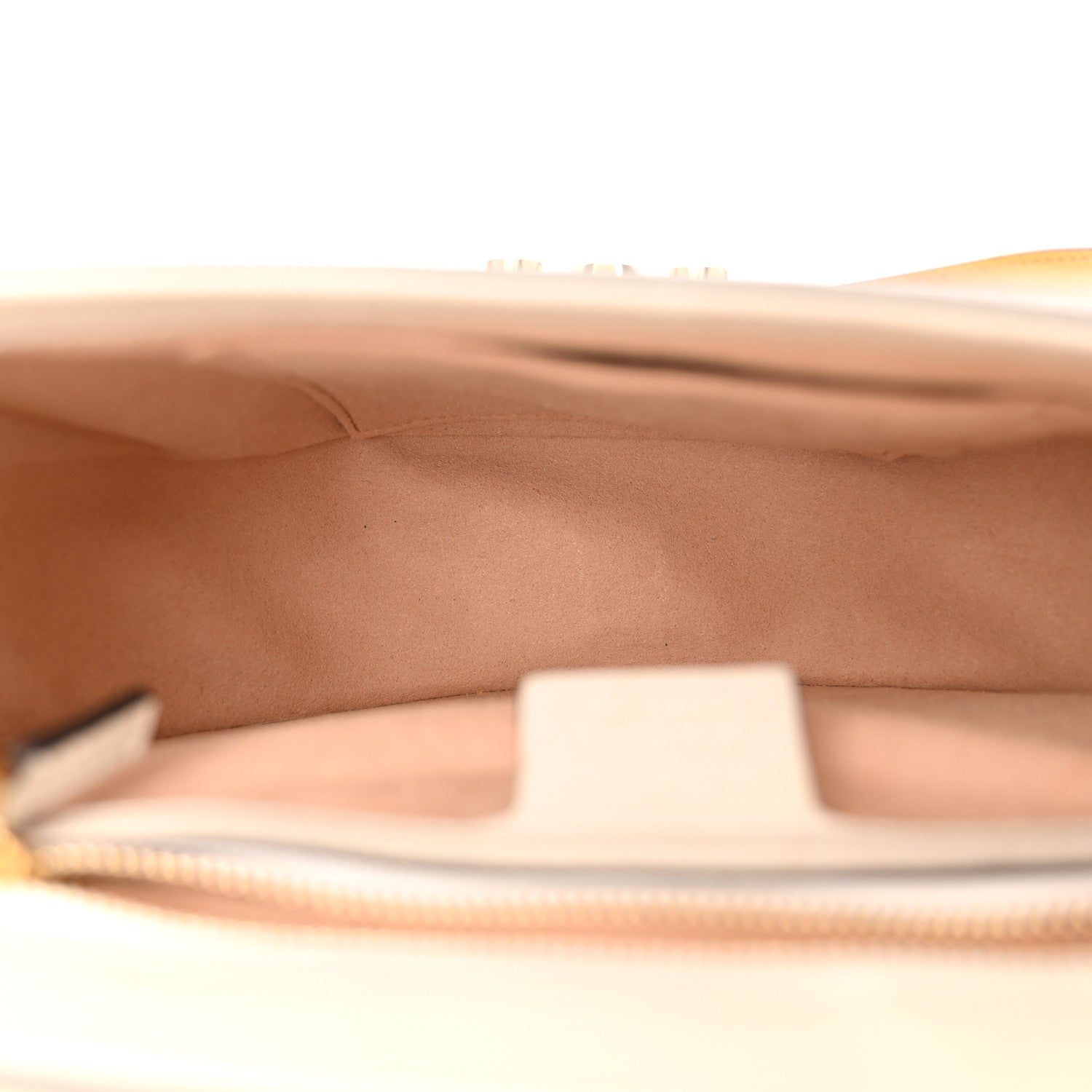 Gucci GG Supreme Monogram Calfskin Small Padlock Messenger Shoulder Bag Beige Mystic White Sun Oil 5 of 10