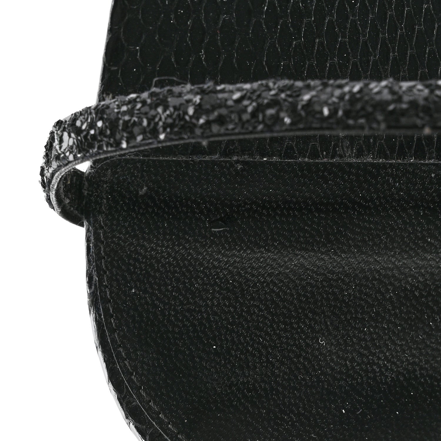 Saint Laurent Glitter Opyum 85 Sandals 39 Black 11 of 13