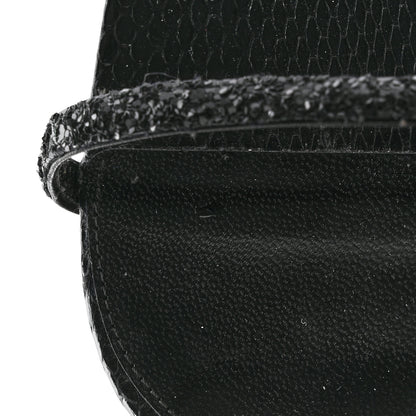 Saint Laurent Glitter Opyum 85 Sandals 39 Black 11 of 13