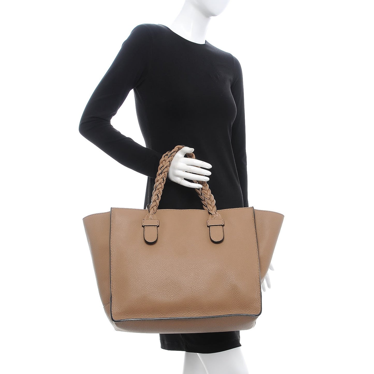 Grained Calfskin To Be Cool Tote Beige