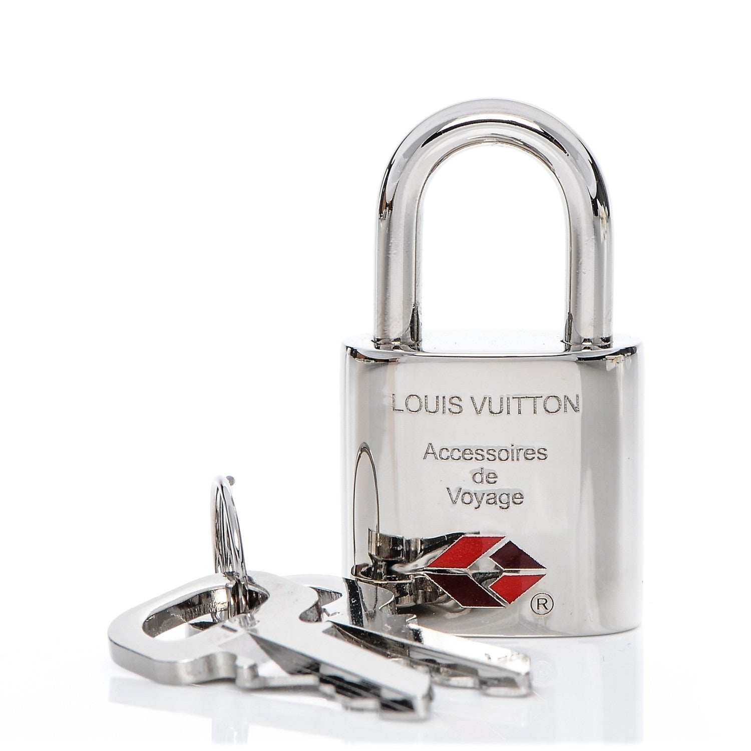 Louis Vuitton Palladium TSA Lock and Key Set 007 1 of 4
