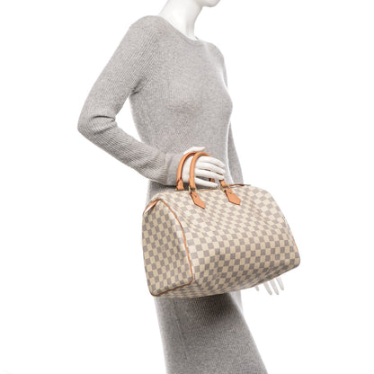 Louis Vuitton Damier Azur Speedy 35 2 of 7