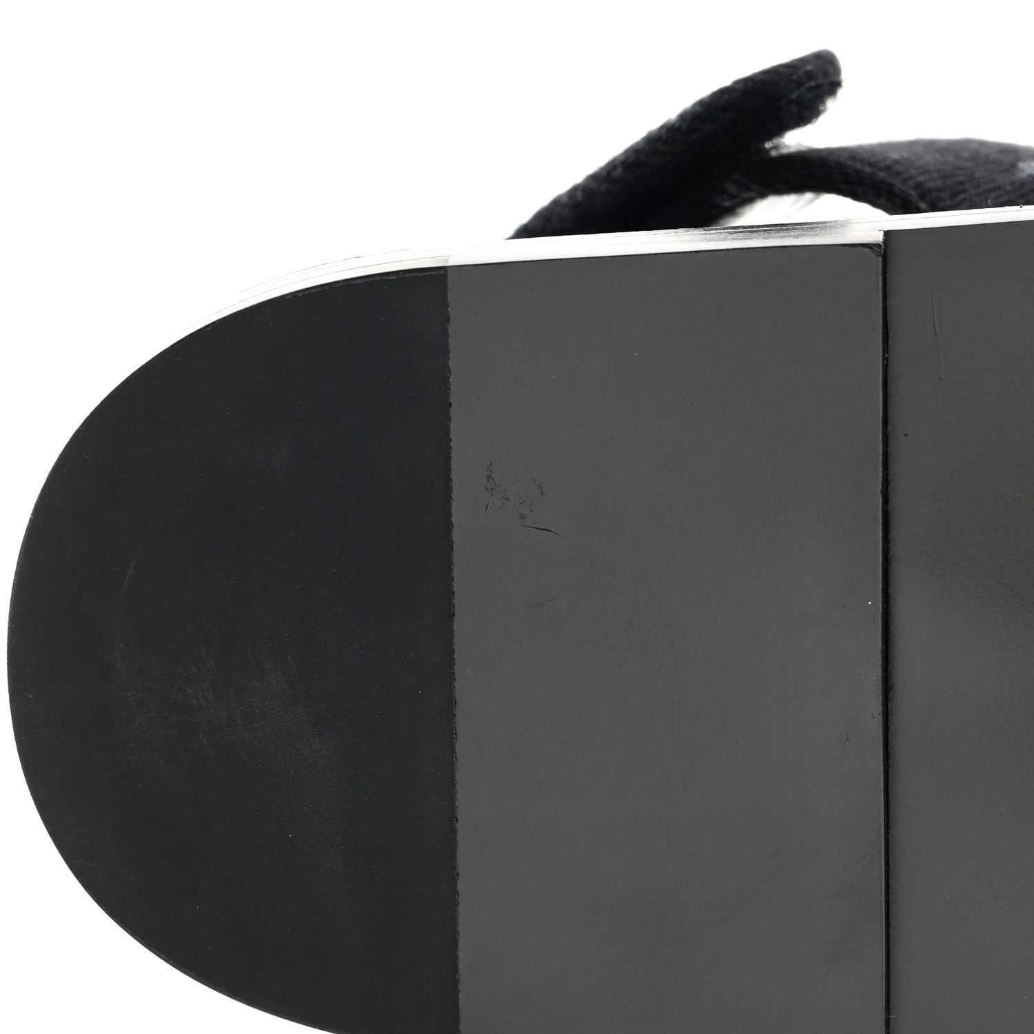 Chanel Denim Printed Dad Sandals 36.5 Black 11 of 13