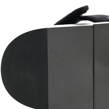 Chanel Denim Printed Dad Sandals 36.5 Black 11 of 13