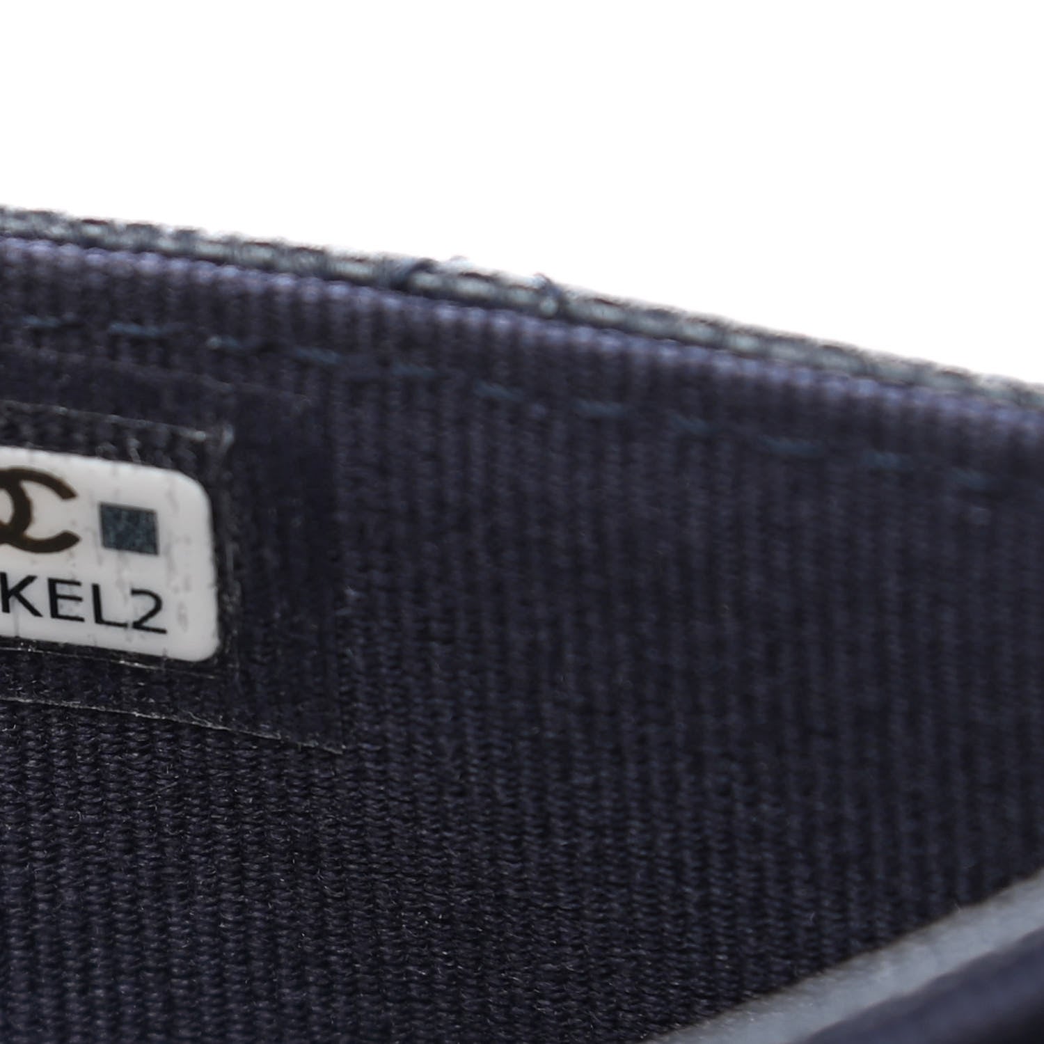 Chanel Caviar Quilted Flap Card Holder Wallet Navy 8 of 12